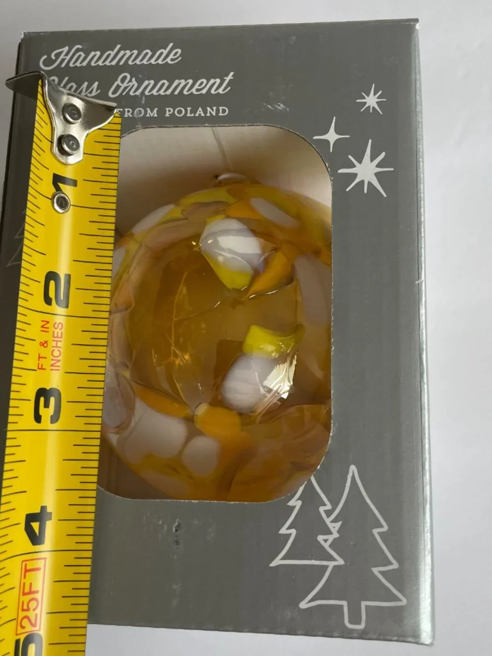 Entire Closet $5! Handmade Polish Mouthblown Glass Ball Christmas Ornament
